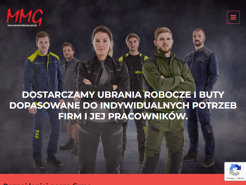 Ubrania robocze MMG