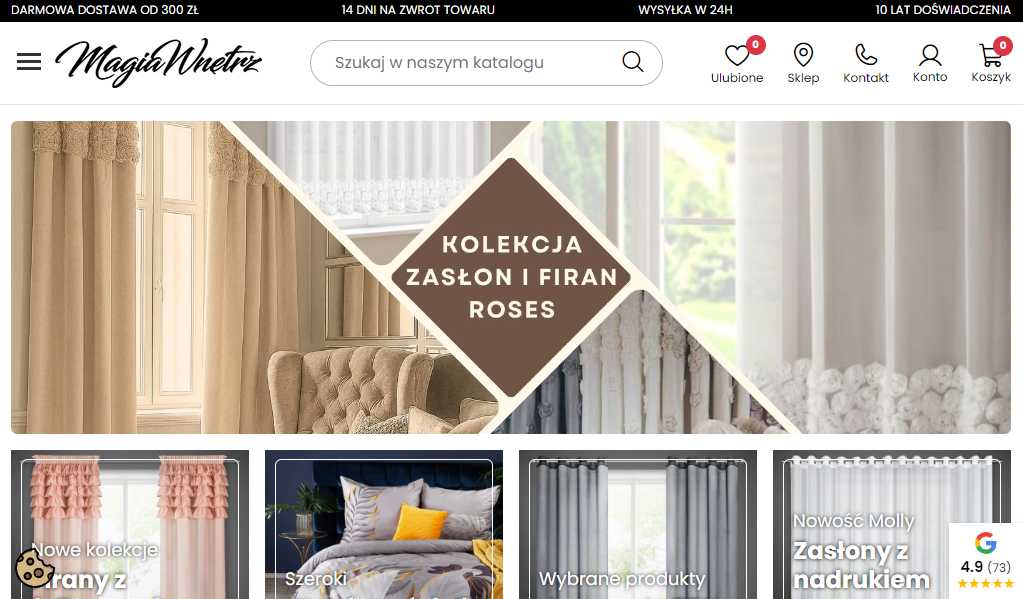 Magia Wnętrz - firany i artykuły dekoracyjne 